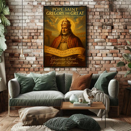 Pope Saint Gregory The Great Poster