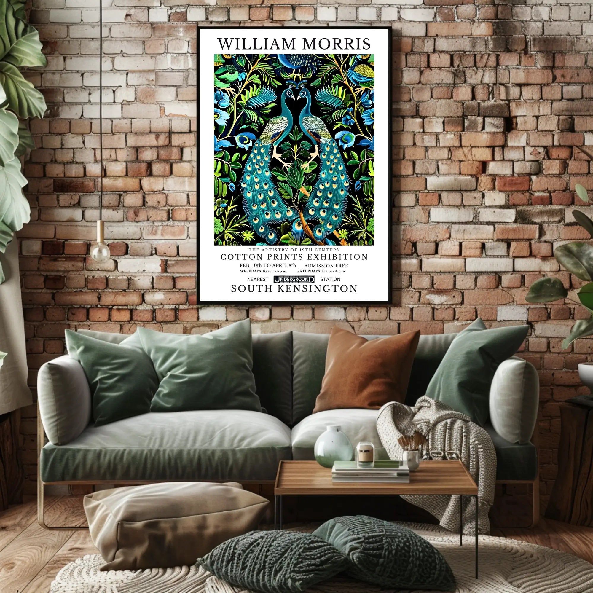 Cotton Prints Exhibition: Elegant Cultural or Heritage Poster