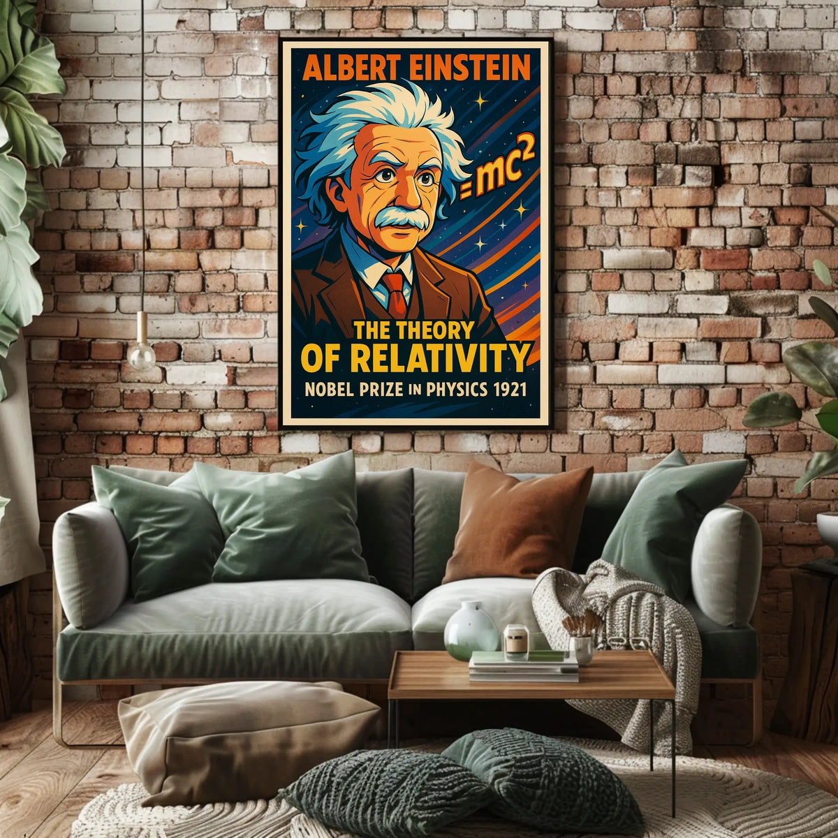 Albert Einstein Nobel Prize In Physics Poster