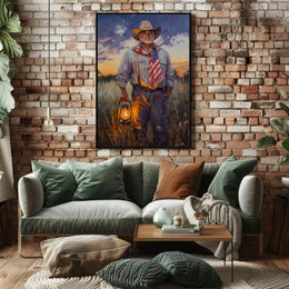 proud farmer Poster