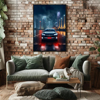 Electric Elegance In The City Poster