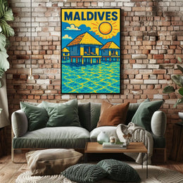 Maldives Paradise Poster