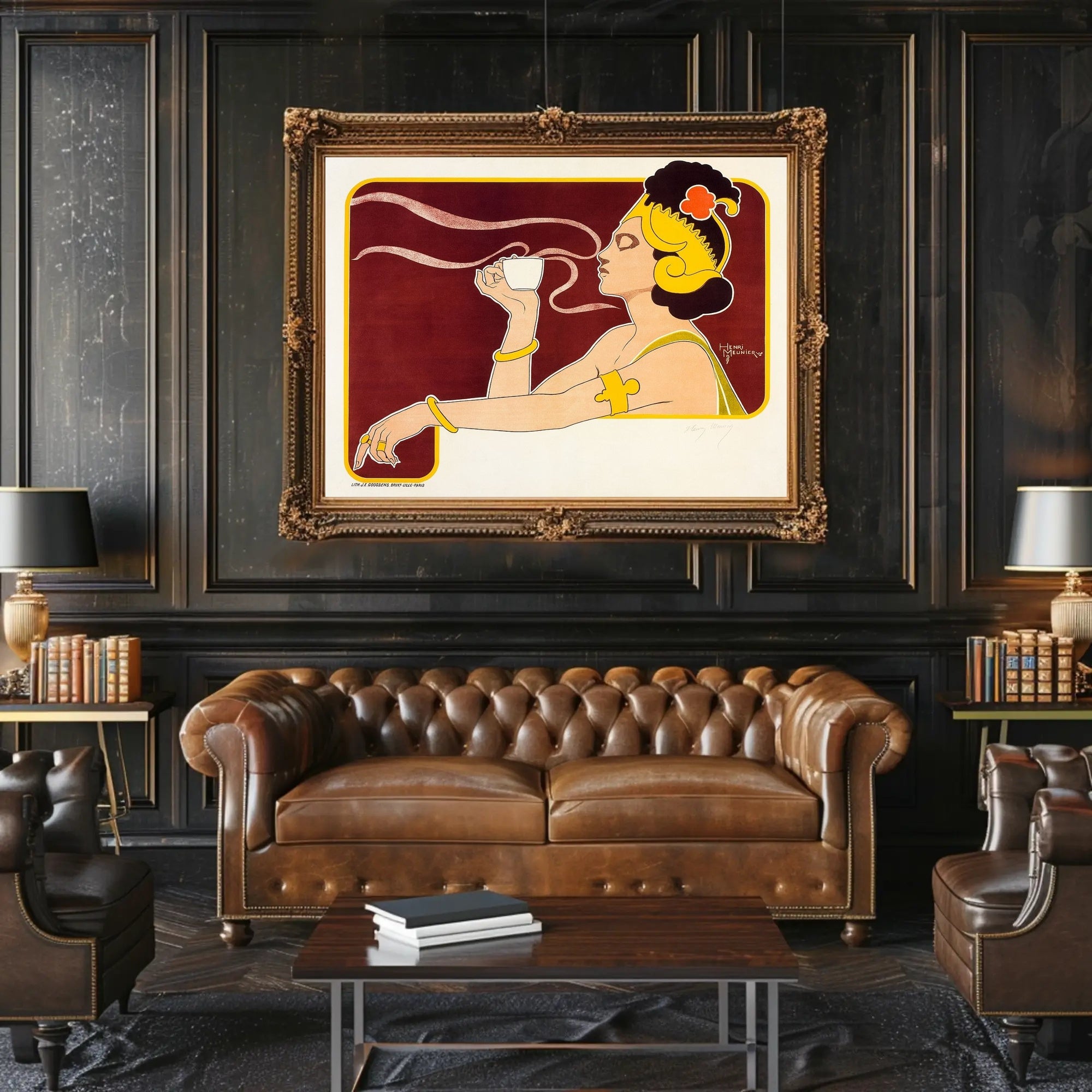 Art Nouveau Elegance Poster