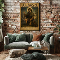 St. Roch The Patron Saint of Healing Poster