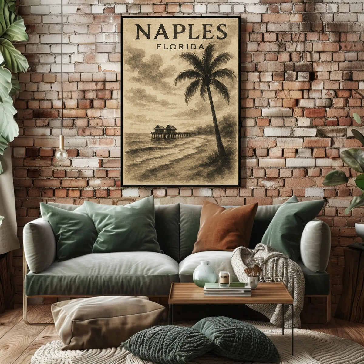 Naples Florida Serene Coastal Escape Poster Wall Art