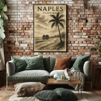 Naples Florida Serene Coastal Escape Poster Wall Art