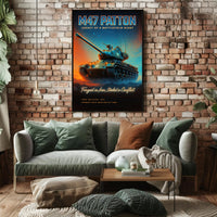 M47 Patton Legacy of a Battlefield Giant Poster PosterGoat