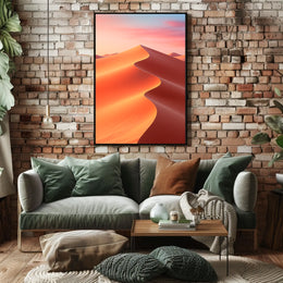 Desert Dunes at Sunset Poster