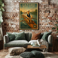 Oxford Boat Club Historic Glory on the Thames Poster