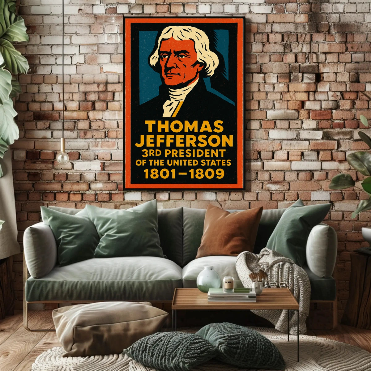 Thomas Jefferson 3rd President Poster