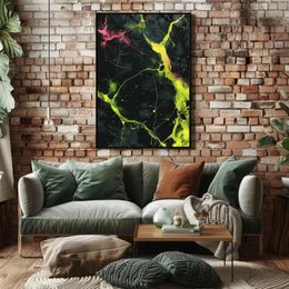 Neon Abstract Abstract Poster PosterGoat