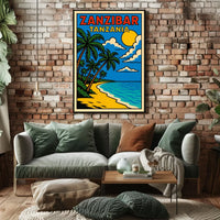 Abstract Tanzania Art Poster