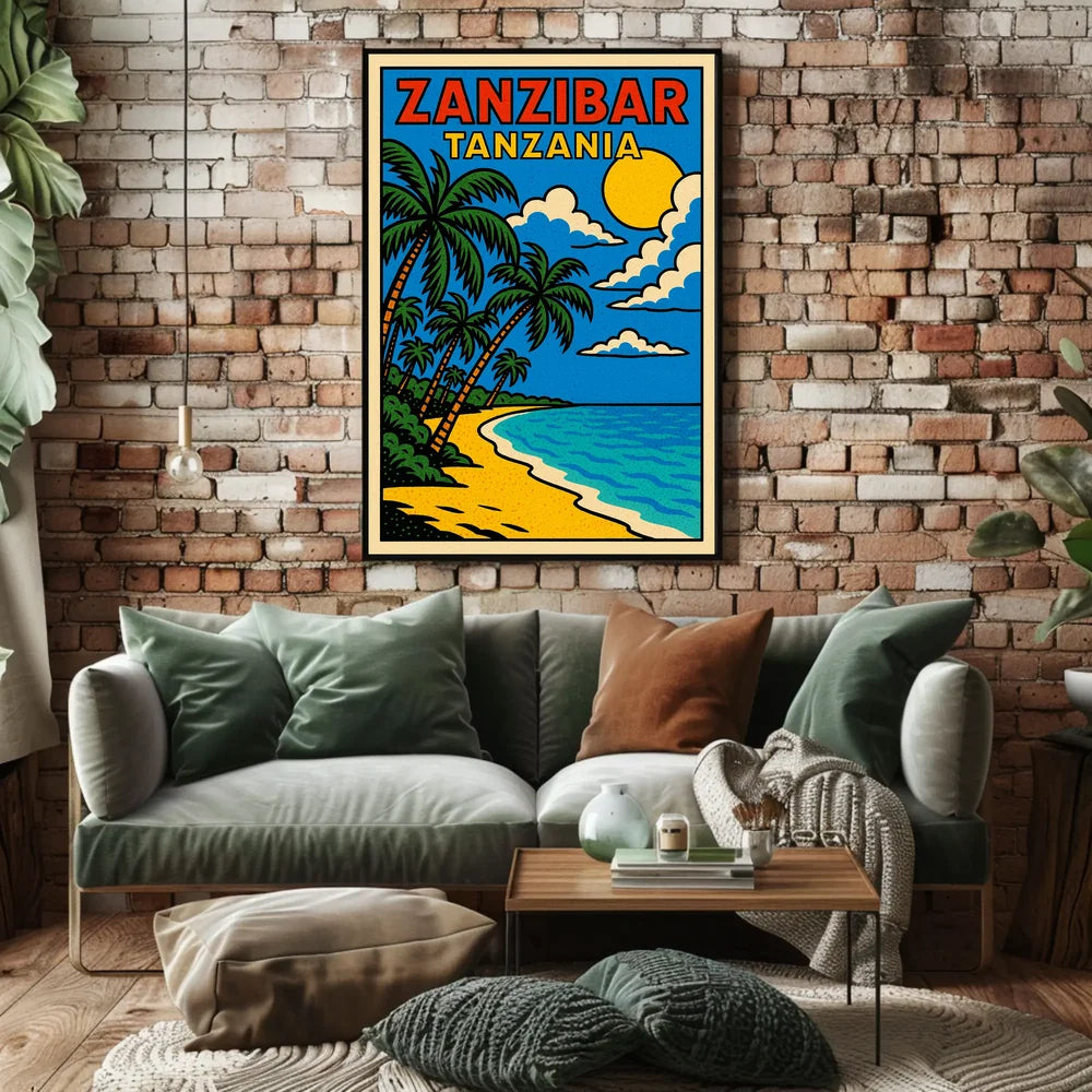 Abstract Tanzania Art Poster