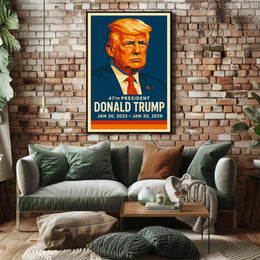Donald Trump 47th President Poster