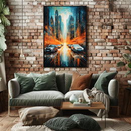 Futuristic Cityscape Poster