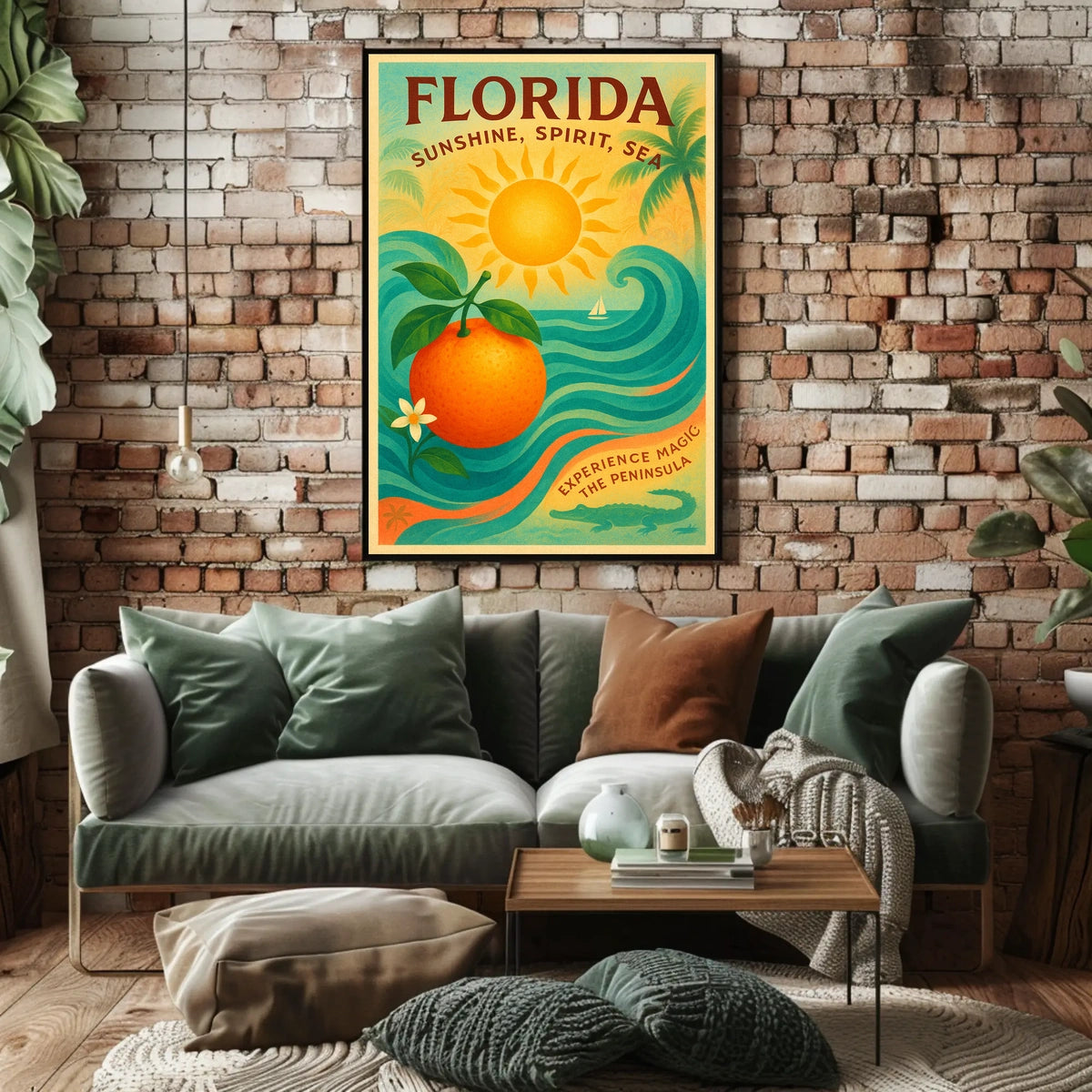 Florida Sunshine, Spirit, Sea Poster