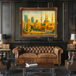 Beirut Cityscape Poster