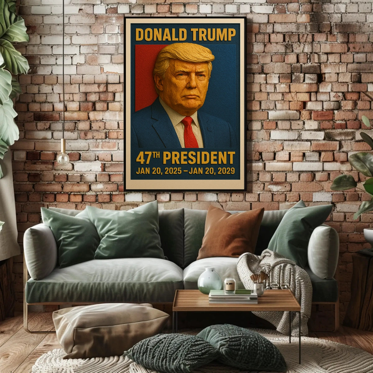 Donald Trump Embarking on Historic Path Poster