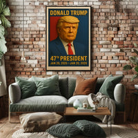 Donald Trump Embarking on Historic Path Poster