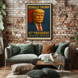 Donald Trump Embarking on Historic Path Poster