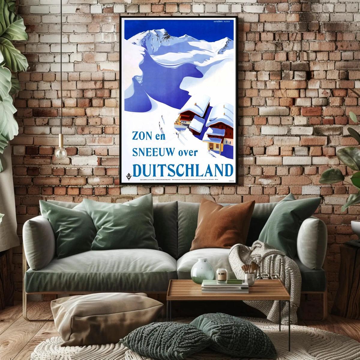 Sun And Snow Over Germany Poster