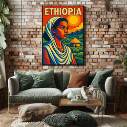 Ethiopia A Vibrant Heritage Poster
