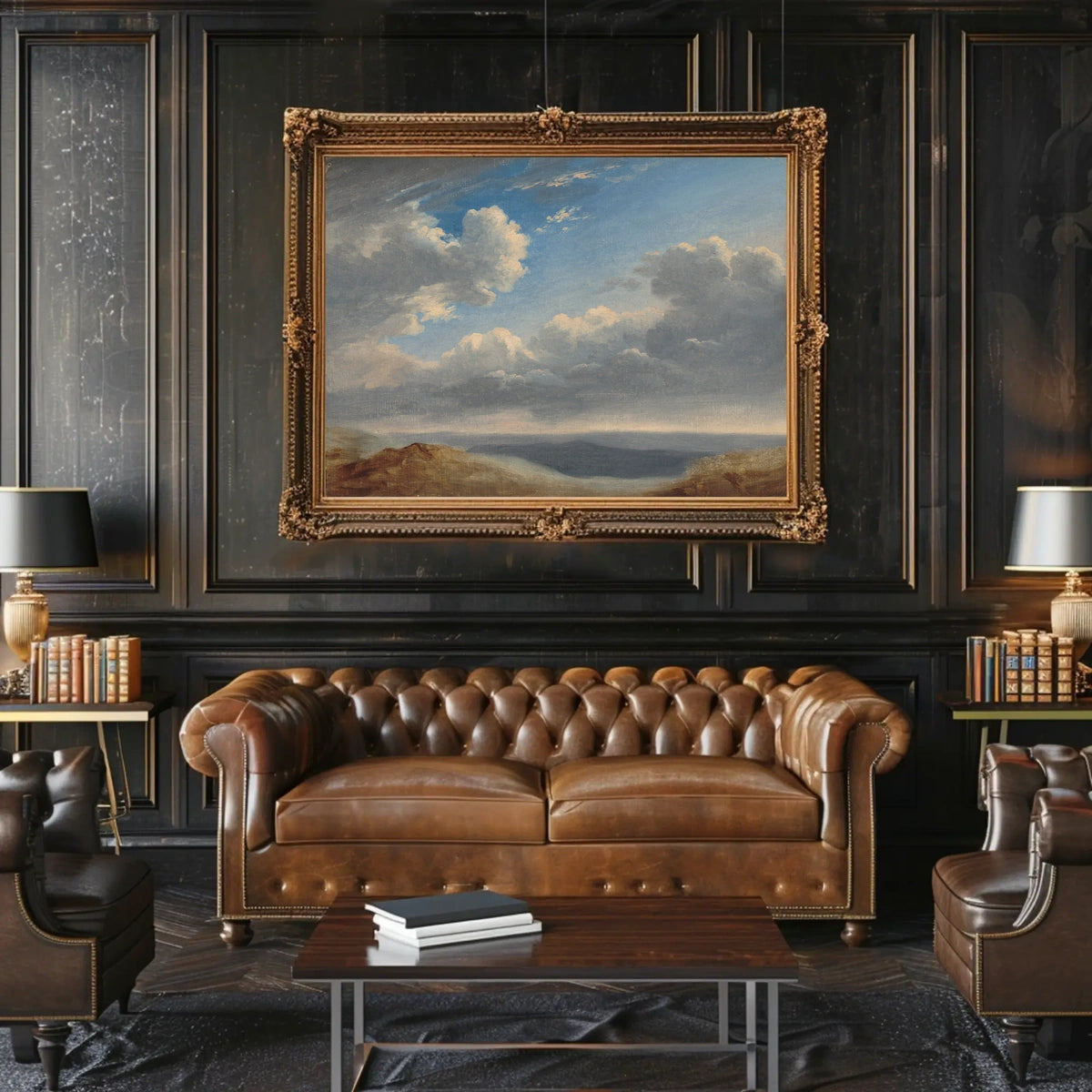 Scenic Landscape Art Poster: Tranquil Nature's Majesty Collection