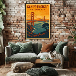 San Francisco Golden Gate Bridge Poster