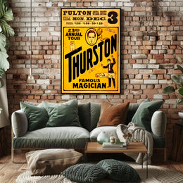 Thurston Magic Show Vintage Poster - Abstract, Artistic, or Pop Culture Poster