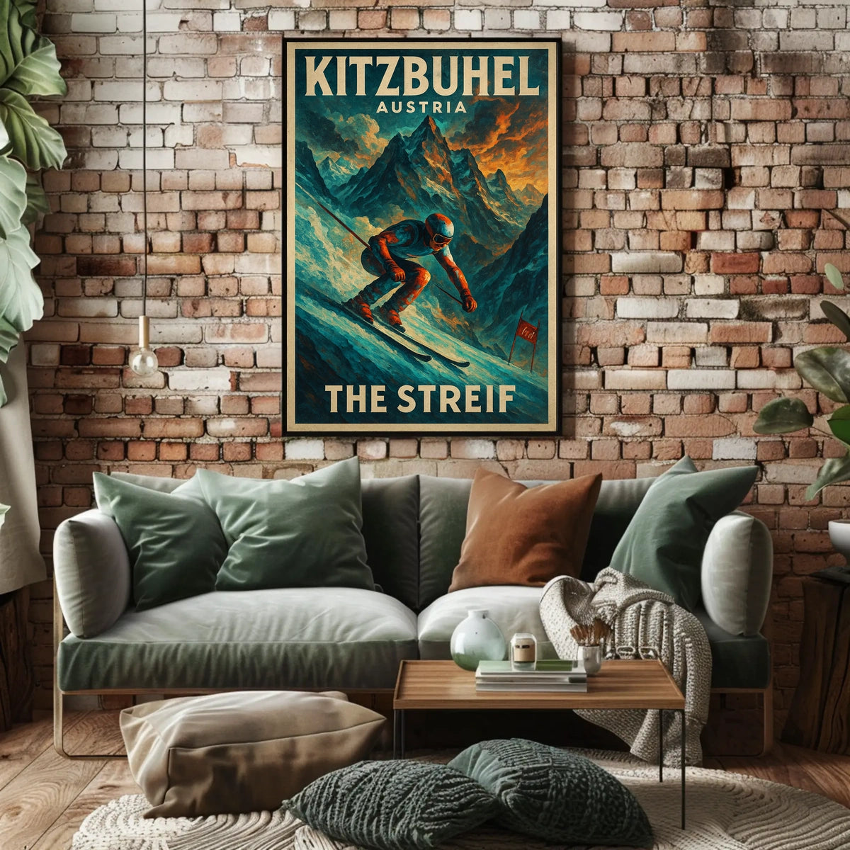 Kitzbühel, Austria The Streif Poster