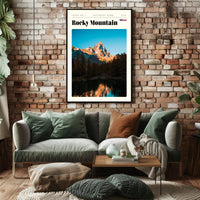 Rocky Mountain National Park Scenic Poster Print