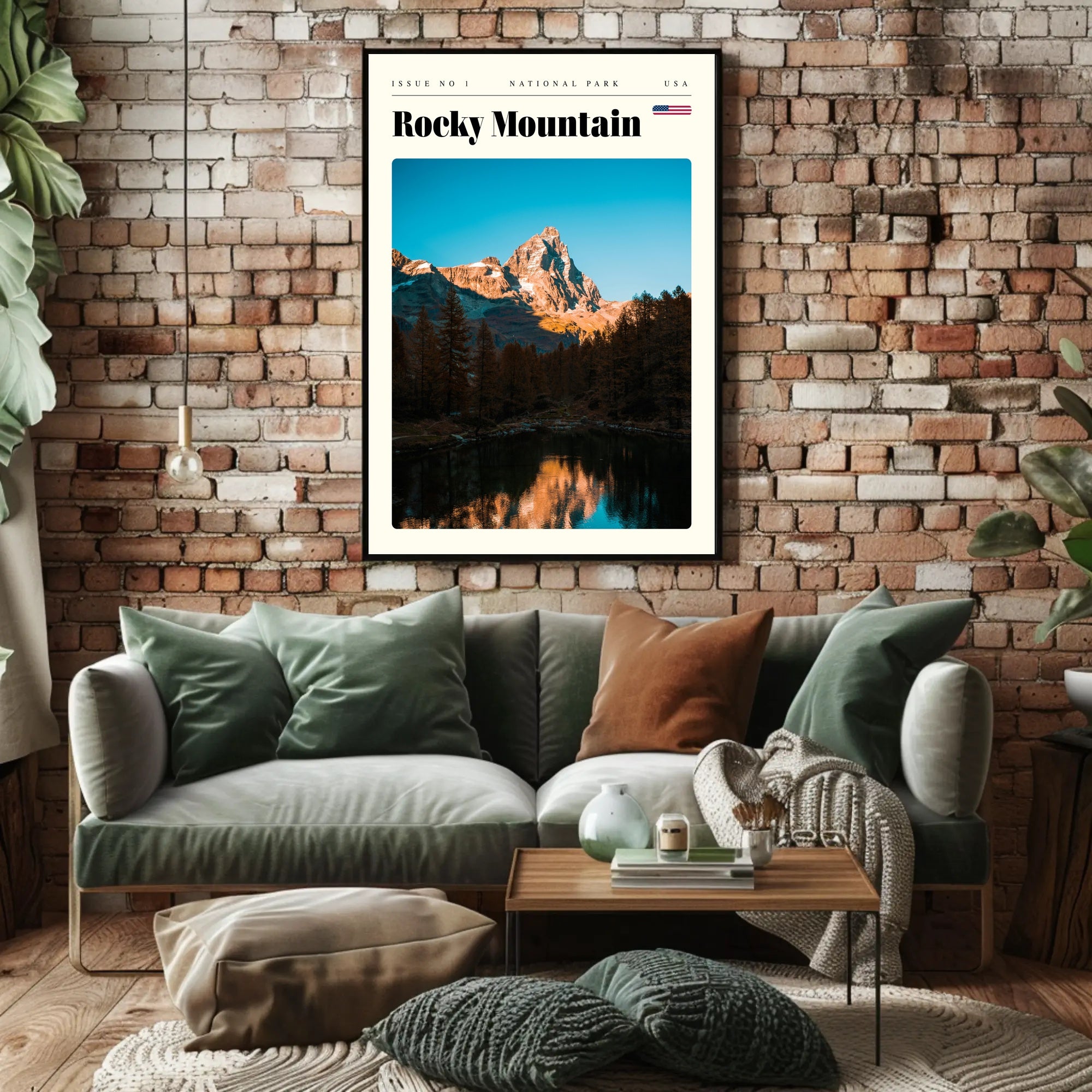 Rocky Mountain National Park Scenic Poster Print