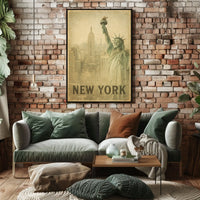 New York City Vintage Vintage Poster