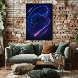 Celestial Panther Poster