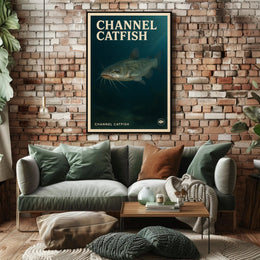 Channel Catfish Poster PosterGoat