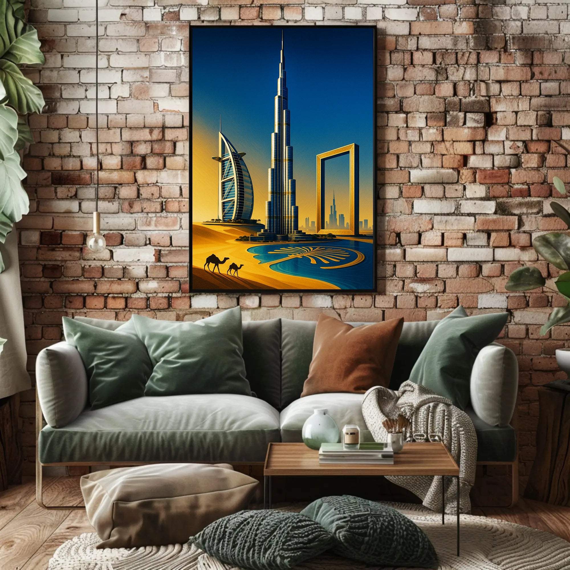 Dubai's Iconic Skyline Poster