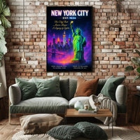 New York City A Legacy of Lights Poster PosterGoat