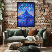 South Dakota Vibrant Landscapes Poster