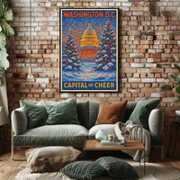 Capital Of Cheer In Washington DC Landscape Poster