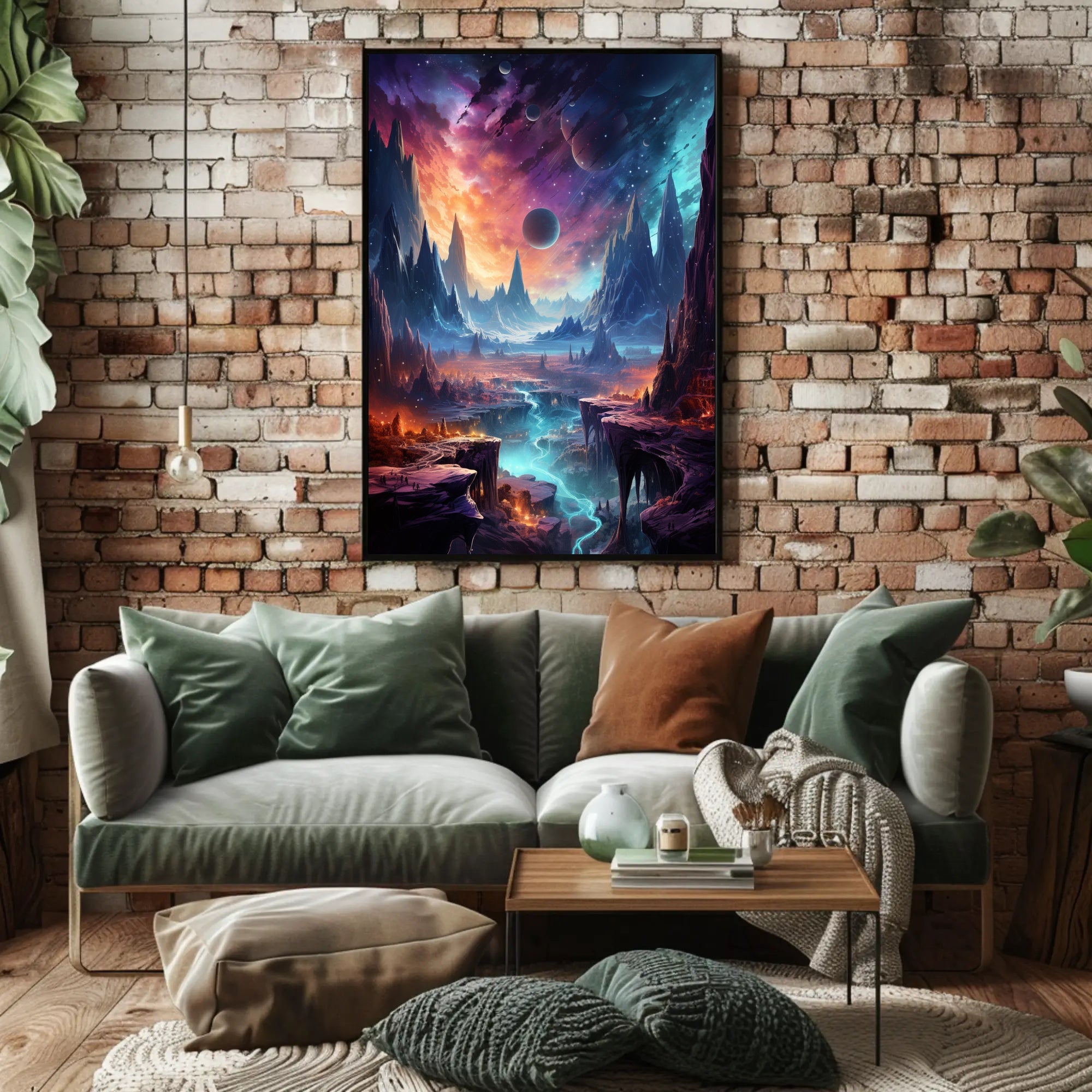 Celestial Landscape Poster PosterGoat