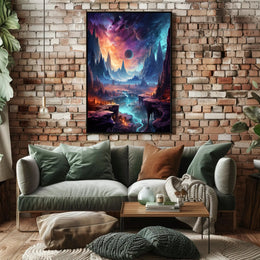 Celestial Landscape Poster PosterGoat