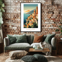 Scenic Views of Positano Poster PosterGoat
