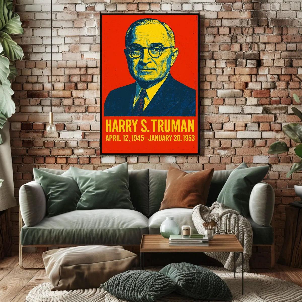 Harry S. Truman Presidential Term Poster