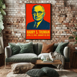 Harry S. Truman Presidential Term Poster