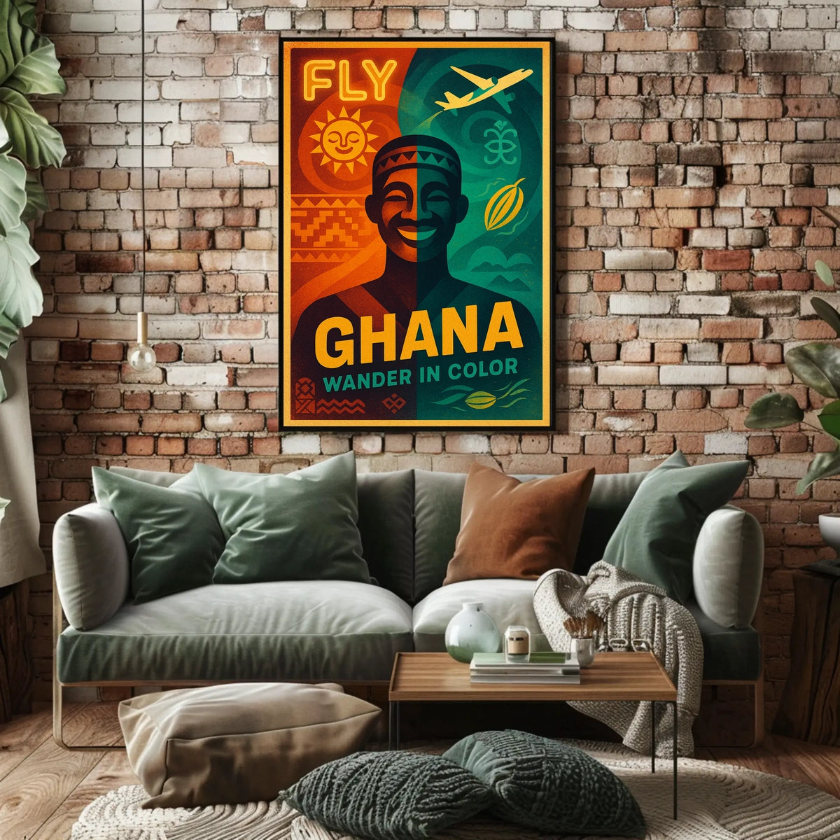 Fly Ghana Wander In Color Poster