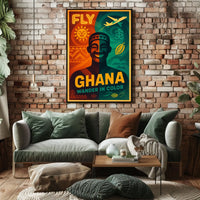 Fly Ghana Wander In Color Poster