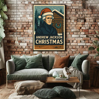 Andrew Jackson Christmas Poster