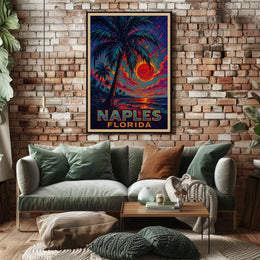 Naples, Florida Sunset Poster
