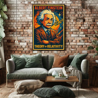 Albert Einstein Theory Of Relativity Poster