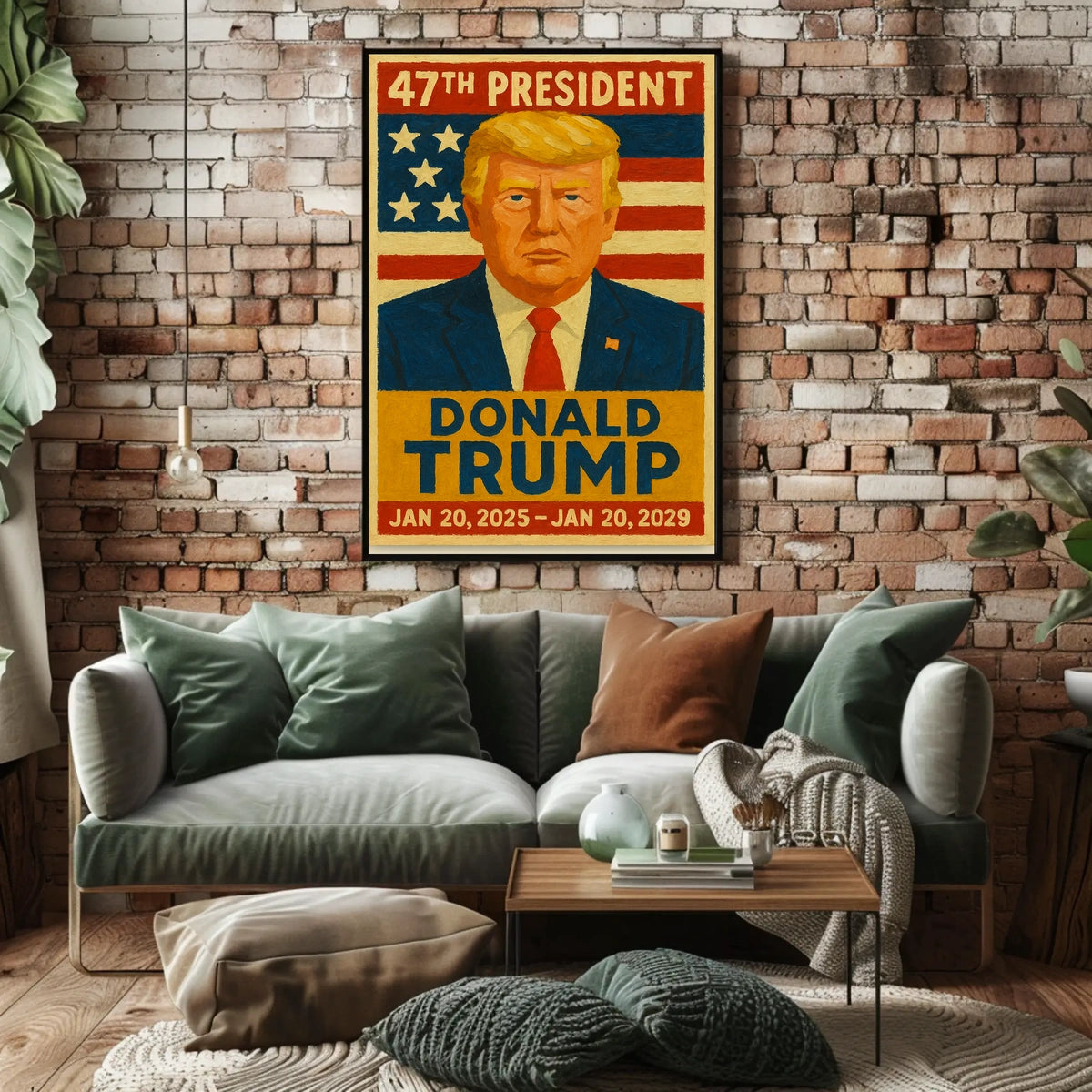 Donald Trump 47th President Poster